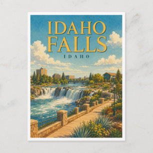 Idaho Falls Idaho River Walk GeoSaga Briefkaart