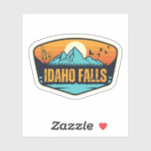 Idaho Falls, Idaho Sticker (Vel)