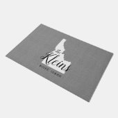 Idaho Family Monogram State Doormat Deurmat (Schuin)