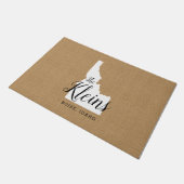 Idaho Family Monogram State Doormat Deurmat (Schuin)