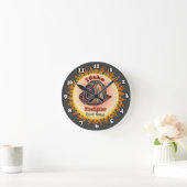 Idaho Firefighter clock Ronde Klok (Huis)
