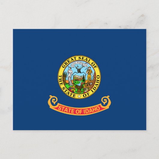 Idaho Flag Briefkaart (Voorkant)