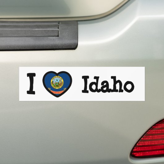 Idaho Flag Bumpersticker (Op auto)
