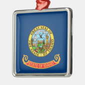 Idaho Flag, de Gem-staat, Amerikaanse staten Metalen Ornament (Links)