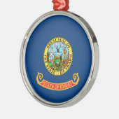 Idaho Flag, de Gem-staat, Amerikaanse staten Metalen Ornament (Links)