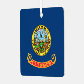 Idaho Flag, de Gem-staat, Amerikaanse staten Metalen Ornament (Voorkant links)