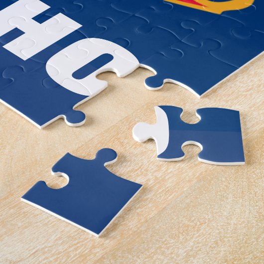 IDAHO FLAG LEGPUZZEL (Zijkant)