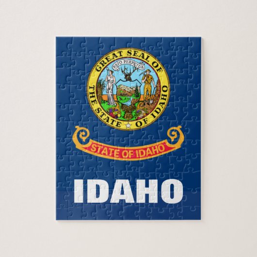 IDAHO FLAG LEGPUZZEL (Verticaal)