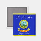 Idaho Flag Magnet (Voorkant / Achterkant)