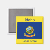 Idaho Flag Magnet (Voorkant / Achterkant)