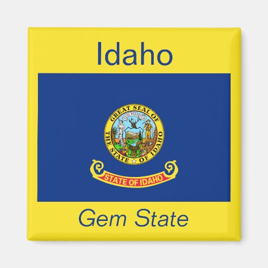 Idaho Flag Magnet (Voorkant)