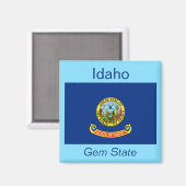 Idaho Flag Magnet (Voorkant / Achterkant)