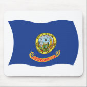 Idaho Flag Mousepad Muismat (Voorkant)
