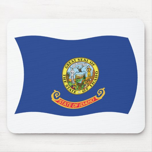 Idaho Flag Mousepad Muismat (Voorkant)