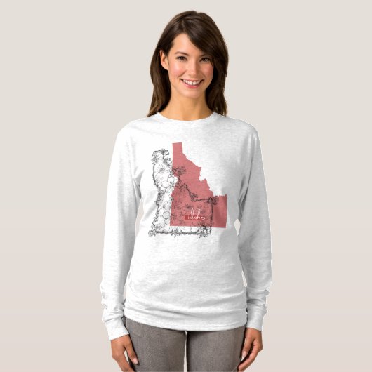 Idaho Fleur Floral T-shirt (Voorkant volledig)