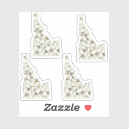 Idaho Flower Sticker