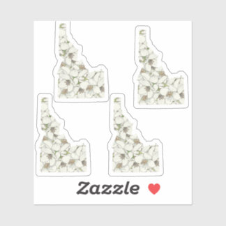 Idaho Flower Sticker