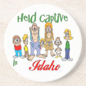 Idaho Funny Trailer Park Sandstone Onderzetter (Voorkant)