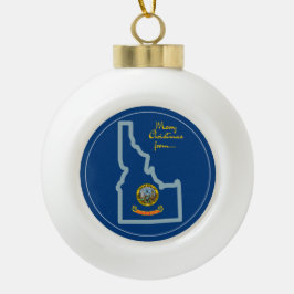 Idaho - "Gem State Greetings" Ornament