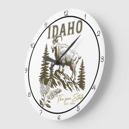 Idaho Gem State Mountain Goat Grote Klok (Hoek)