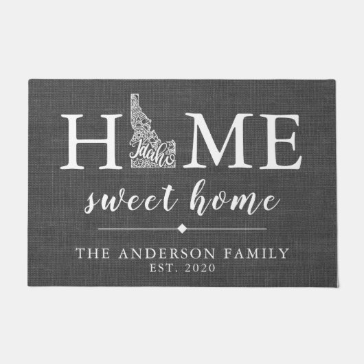 IDAHO gepersonaliseerde staat Deurmat (Voorkant)