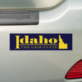 Idaho Gold Bumpersticker (Op auto)