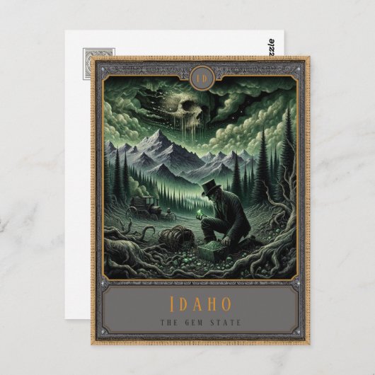 Idaho | Gotische kunst Briefkaart (Voorkant / Achterkant)