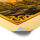 Idaho Grand Prismatic Spring Vintage Poster (Hoek)