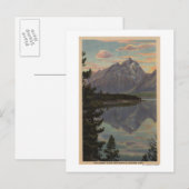 Idaho - Grand Teton Reflection op Jackson Lake Briefkaart (Voorkant / Achterkant)