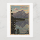 Idaho - Grand Teton Reflection op Jackson Lake Briefkaart (Voorkant)