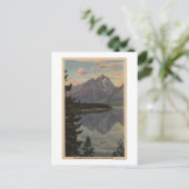 Idaho - Grand Teton Reflection op Jackson Lake Briefkaart (Staand voorkant)