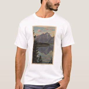 Idaho - Grand Teton Reflection op Jackson Lake T-shirt