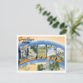 Idaho Greetings uit de VS Briefkaart (Staand voorkant)