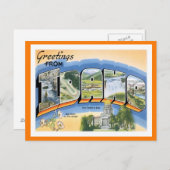 Idaho Greetings uit de VS Briefkaart (Voorkant / Achterkant)
