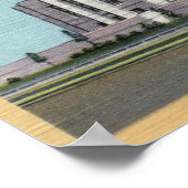 Idaho Herfsten, ID - Mormon Temple Uitzicht Poster (Hoek)