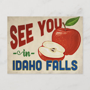 Idaho Herfsten Idaho Apple - Vintage Travel Briefkaart