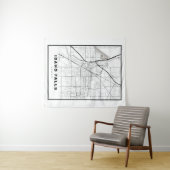 Idaho Herfsten Map Wandkleed (In Situ (horizontaal))