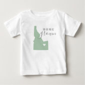 Idaho Home Grown | Bewerkbare kleuren State Map (Voorkant)