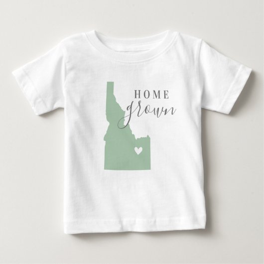 Idaho Home Grown | Bewerkbare kleuren State Map (Voorkant)