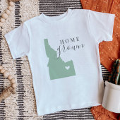 Idaho Home Grown | Bewerkbare kleuren State Map