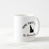 Idaho Home Sweet Home Familie Monogram Mok (Voorkant rechts)