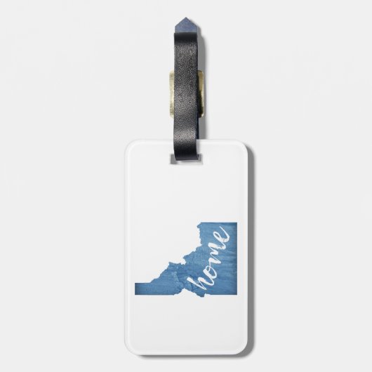 Idaho Home Wood Grain Bagagelabel (Achterkant verticaal)