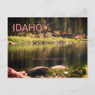 Idaho houdt wel van kamperen briefkaart