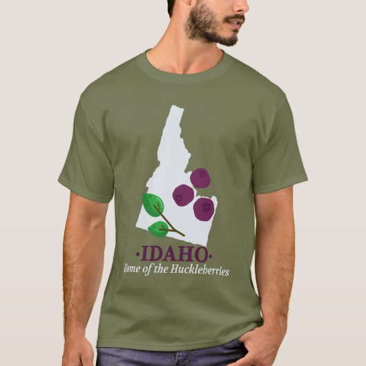 Idaho Huckleberries T-shirt (Voorkant)