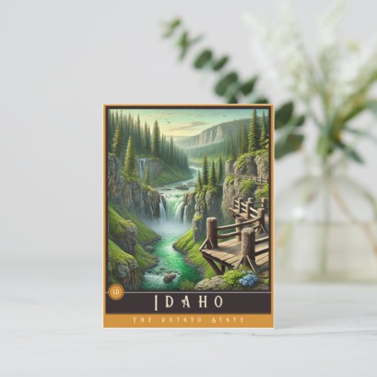 Idaho | hyperrealistisch Briefkaart (Staand voorkant)