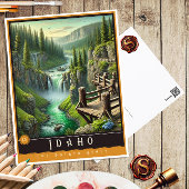 Idaho | hyperrealistisch Briefkaart