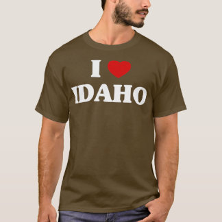 Idaho I Heart Idaho Proud US State I Love Idaho T-shirt
