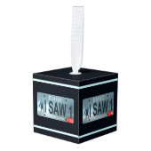 Idaho "I Saw 1" Sasquatch License Bord Decoratie (Voorkant hoekig)