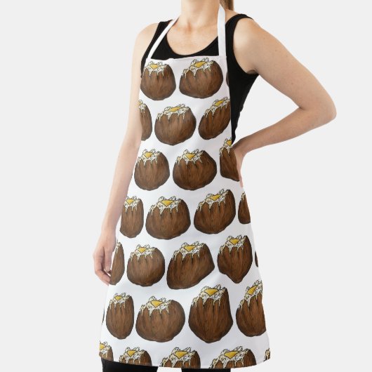 Idaho ID Betaalde aardappelen Aardappelen spuugvru Schort (Insitu)