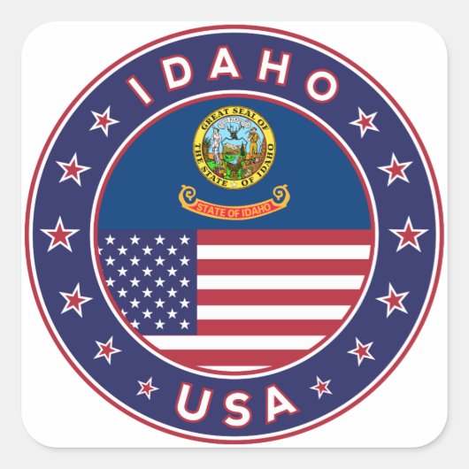 Idaho, Idaho USA, Idaho sticker (Voorkant)
